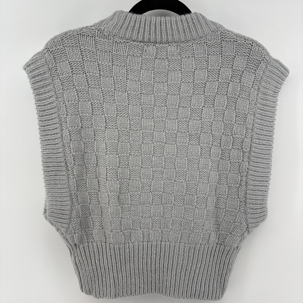 By Anthropologie Basketweave Vest XS - Picture 4 of 10